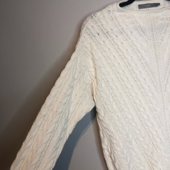B. Young Niki Pullover Cable Knit Oversized Sweater, size XS - Picture 3 of 10